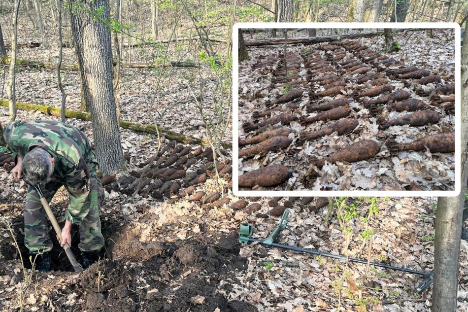 Zo zeme vykopali 180 delostreleckých mín