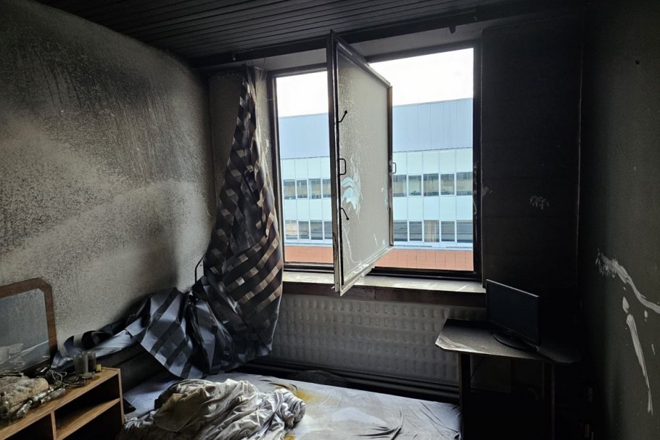 Pri požiari v Žiline zomrel muž