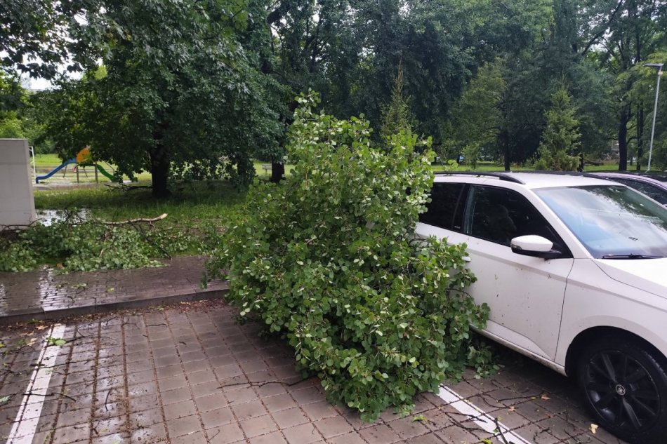 Silná júnová búrka v Prešove