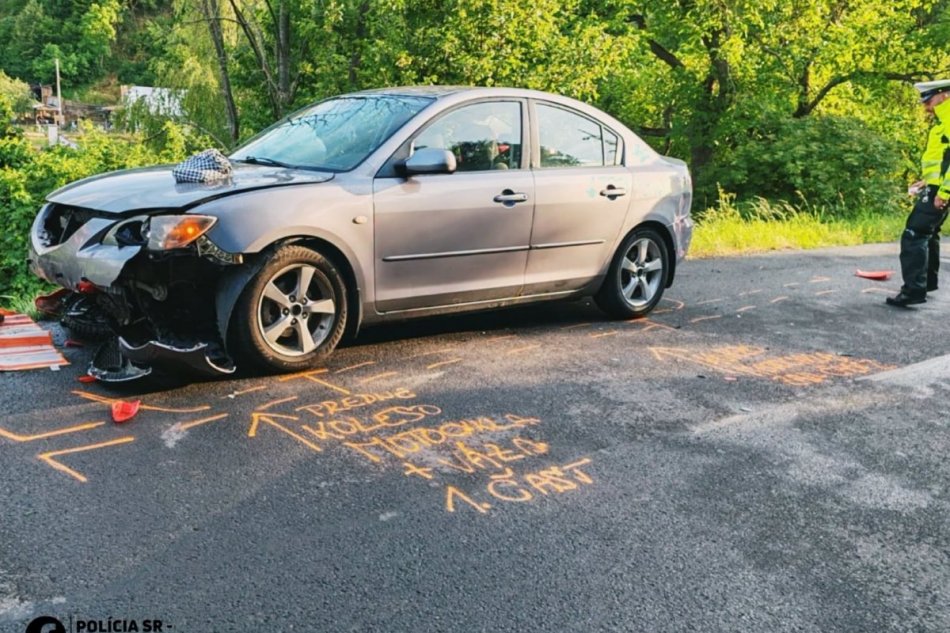 V OBRAZOCH: Tragická čelná zrážka mladého motorkára