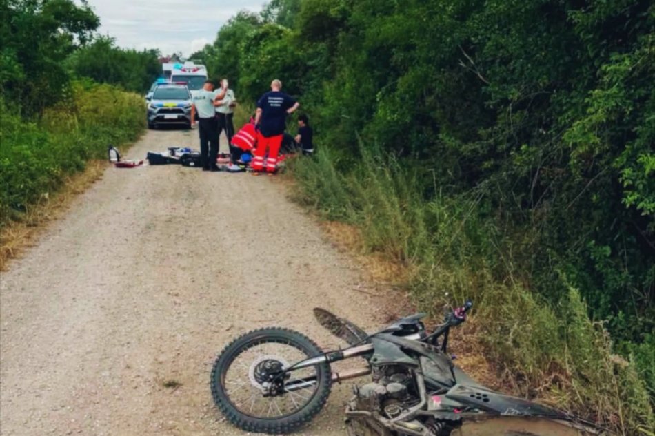 V OBRAZOCH: Mladý motorkár zomrel po náraze do rampy