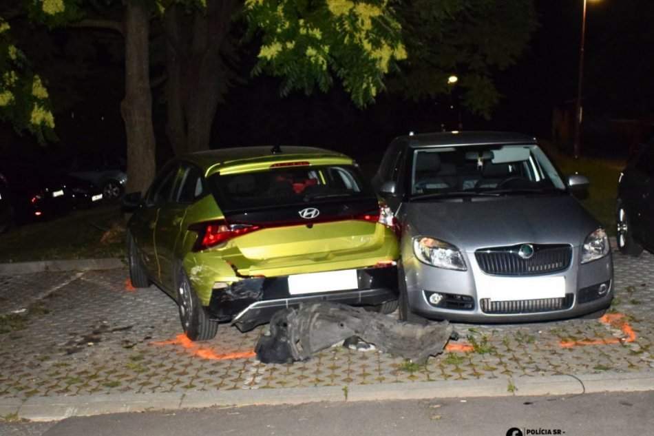 V OBRAZOCH: Opitá vodička poškodila 5 áut