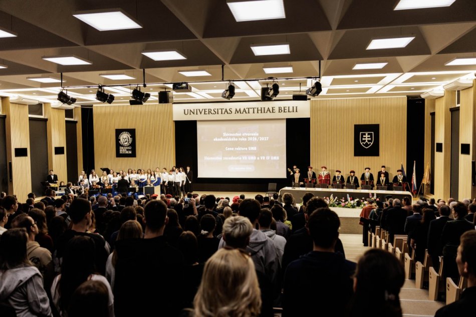V OBRAZOCH: Univerzita Mateja Bela slávnostne otvorila akademický rok 2026/2027