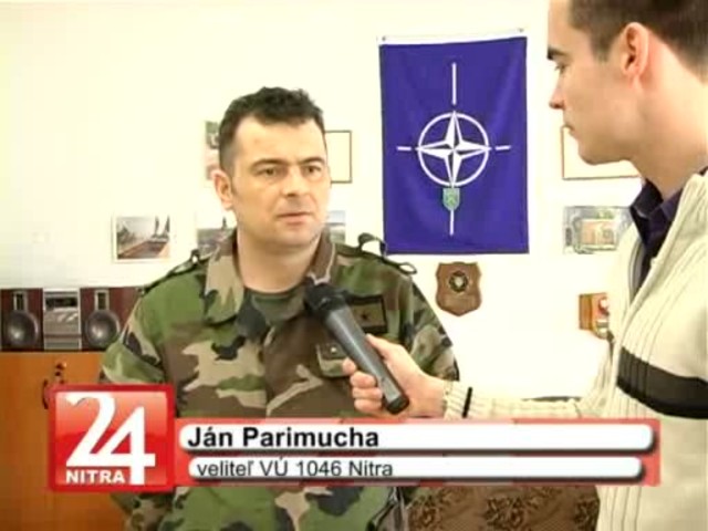 Pripravenosť armády v Nitre.