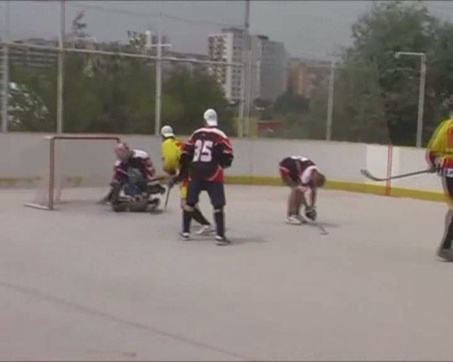 Hokejbal: Farská hokejbalová 1. liga - polovičným majstrom HVTT Čermáň