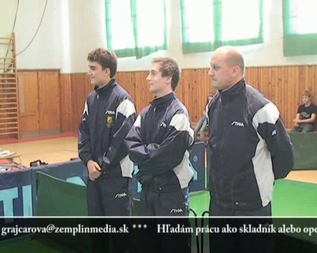 Stolný tenis: Lok. Košice A porazil Sokol Vojčice A 6:4