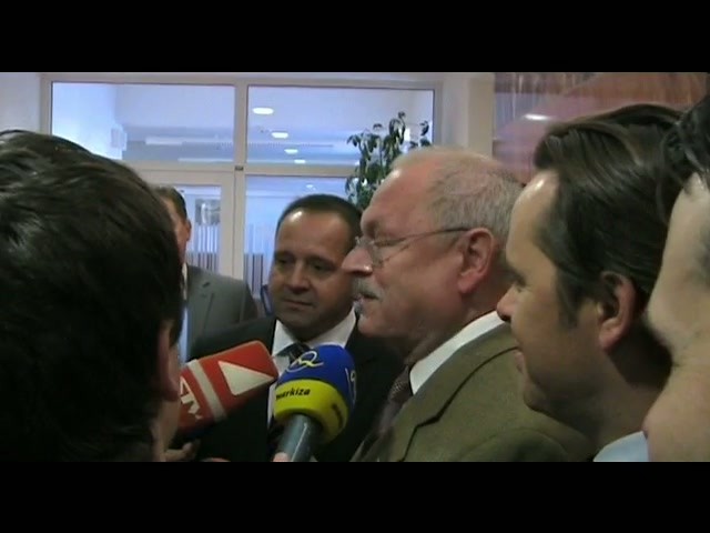 Prezident Gašparovič o vile na Slavíne.