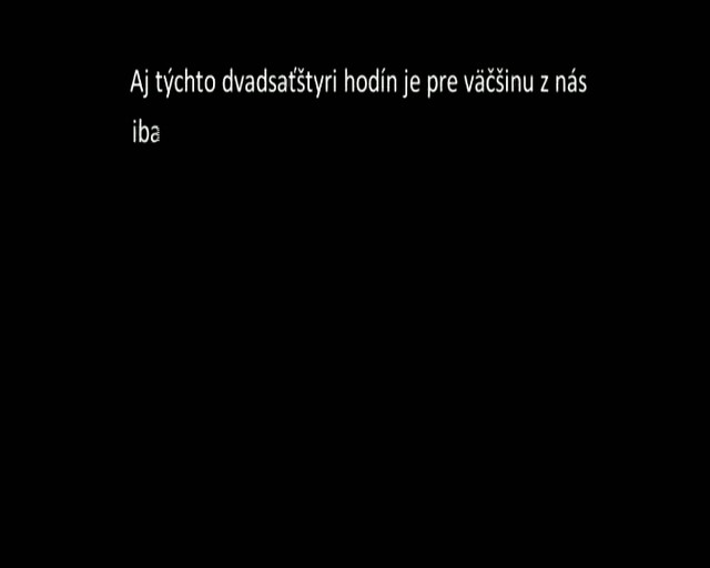 Každá sekunda je dôležitá