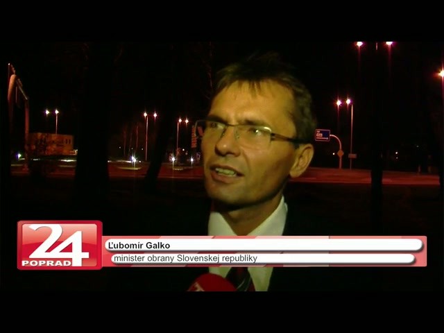 Minister obrany v Poprade