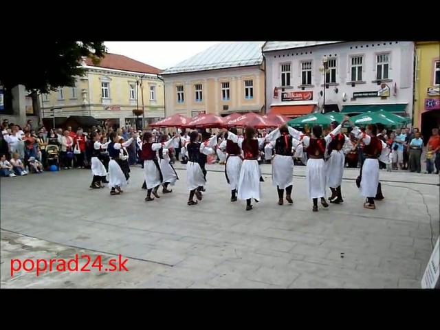 Na popradskom námestí otvorili folklórny festival