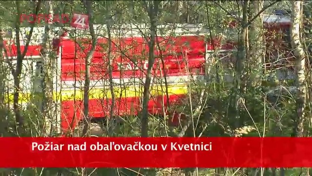 Zábery z požiariska: Plamene a dym za Kvetnicou