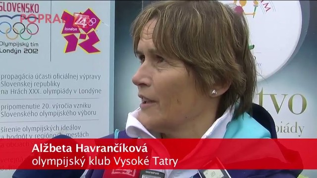 Olympijskú pochodeň v Poprade dážď nezahasil