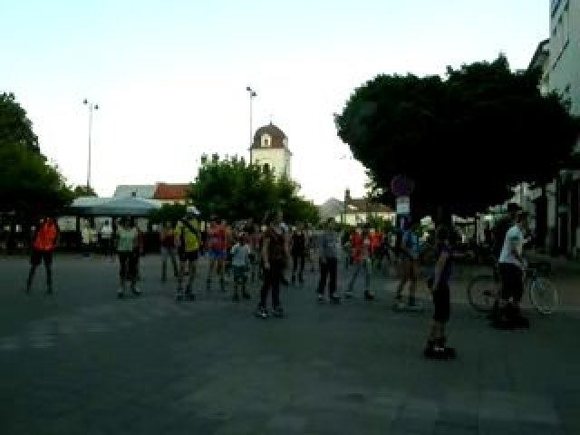 Inline jazda ulicami Brezna