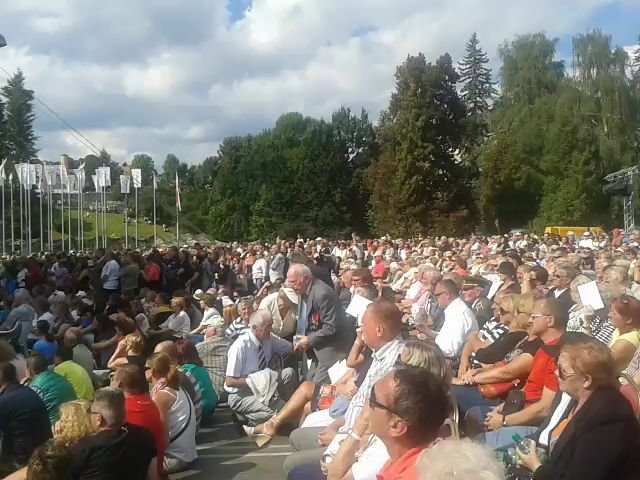 Vystúpenie Alexandrovcov počas osláv výročia SNP