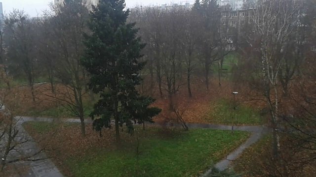 Prvé snehové vločky v Košiciach